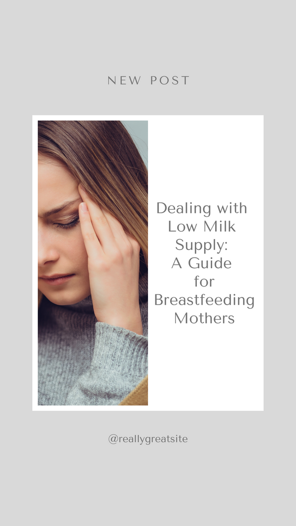 Dealing with Low Milk Supply: A Guide for Breastfeeding Mothers